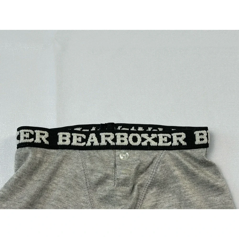Build-A-Bear Workshop Gray Boxer Shorts Elastic Logo Waistband Bearboxer‎